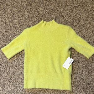 Bailey Light Yellow Turtleneck Sweater